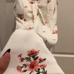 White Floral Summer dress